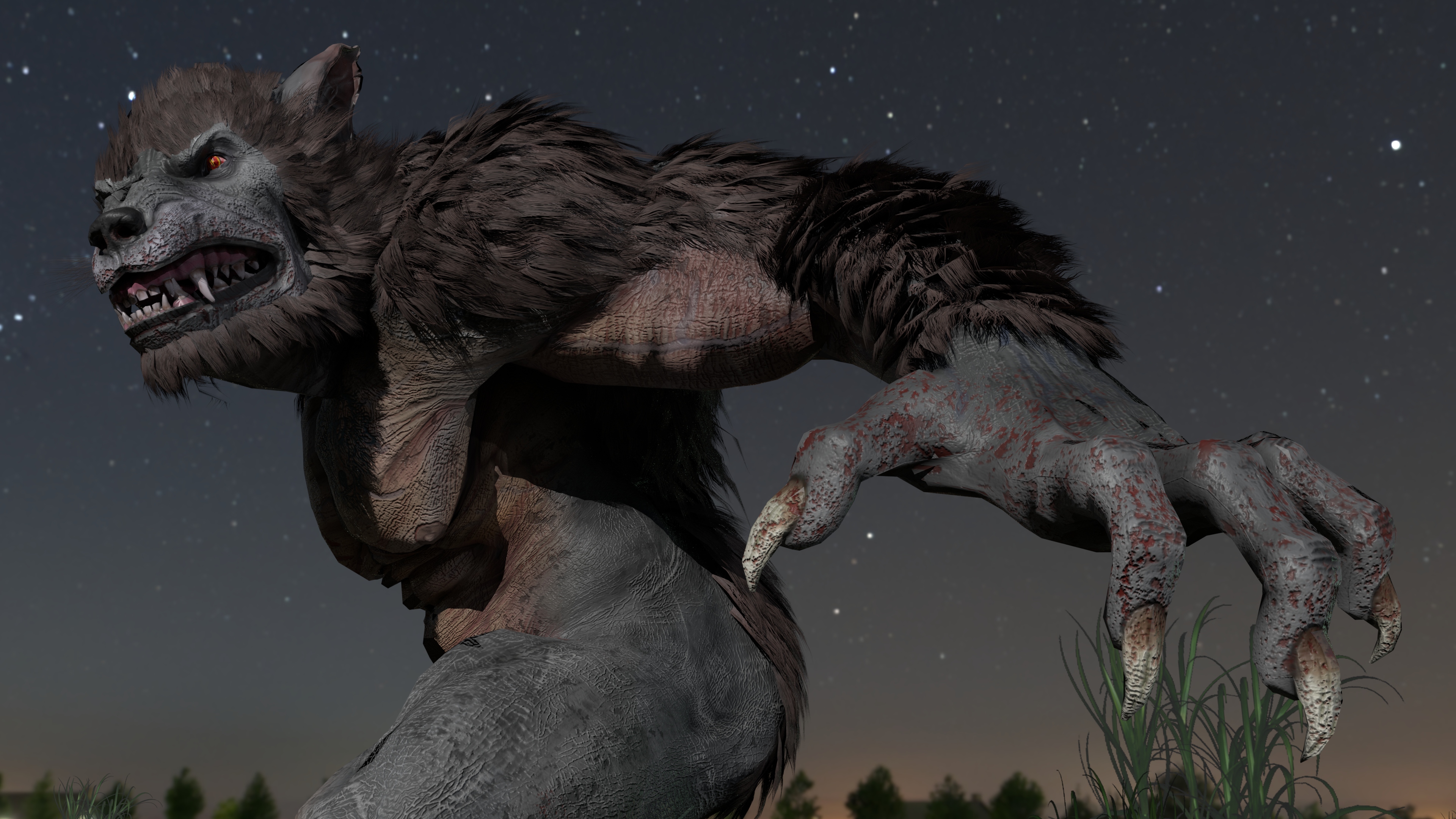 Werewolf 3D Model