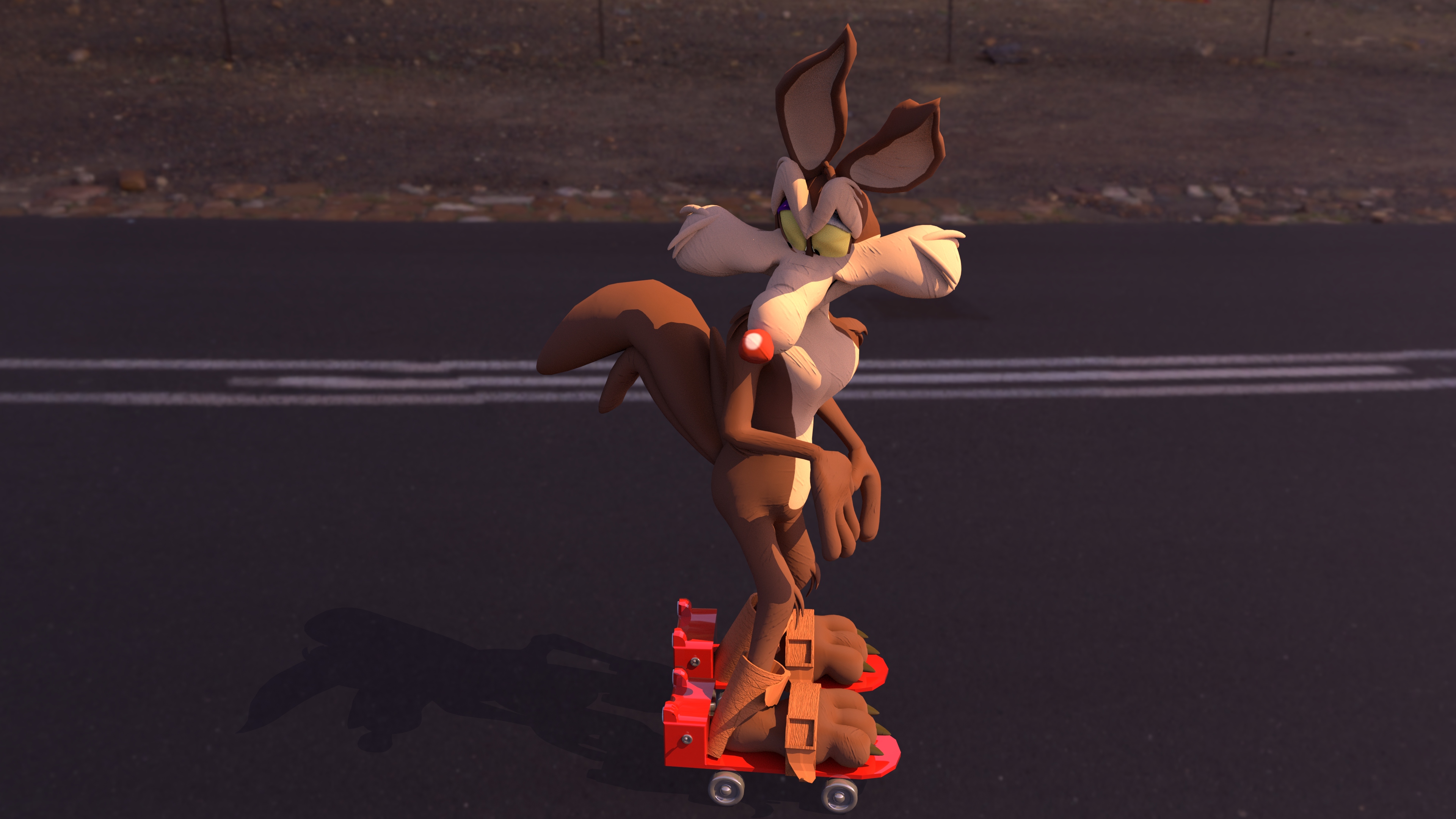 3D Model Wile E. Coyote