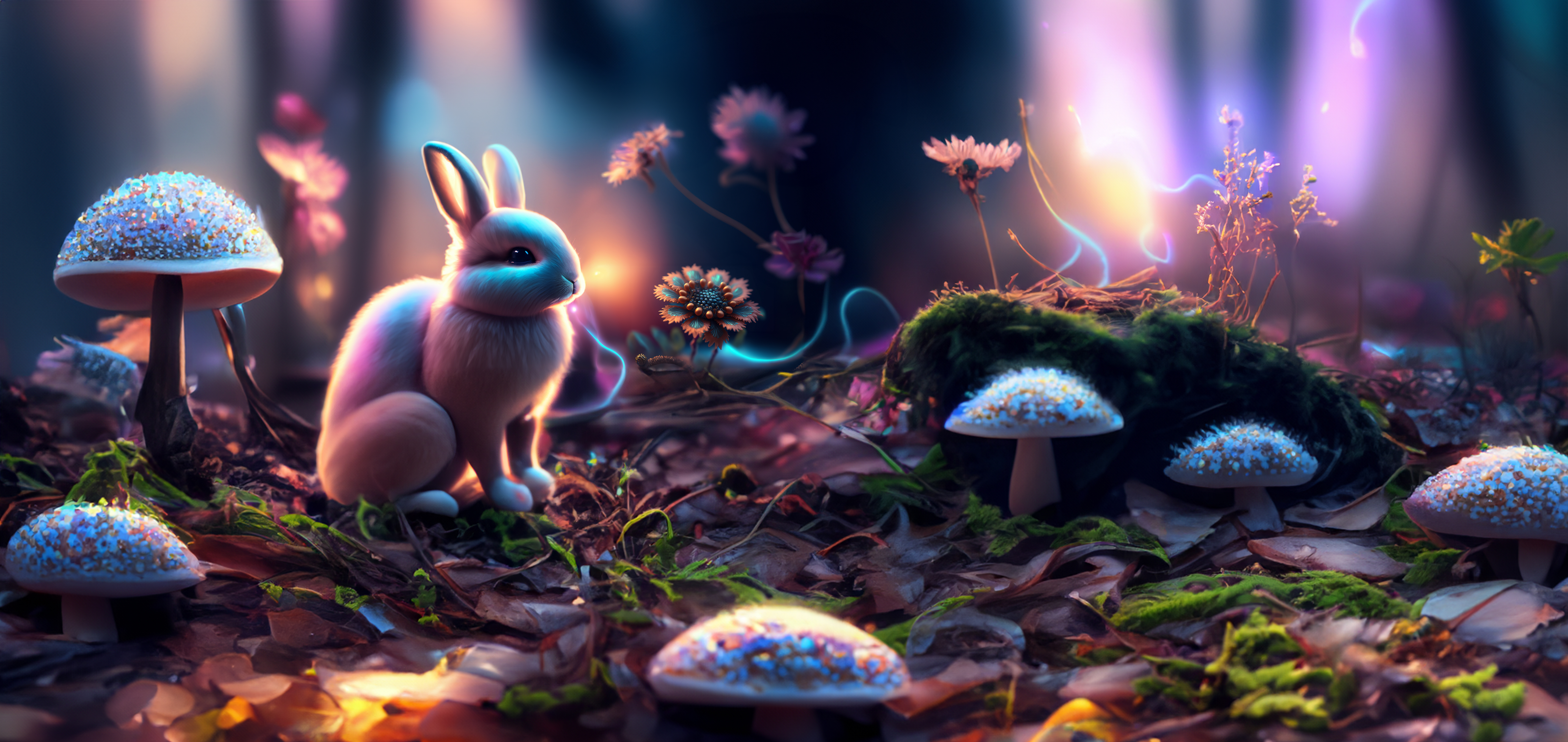 Ethereal Bunny Art