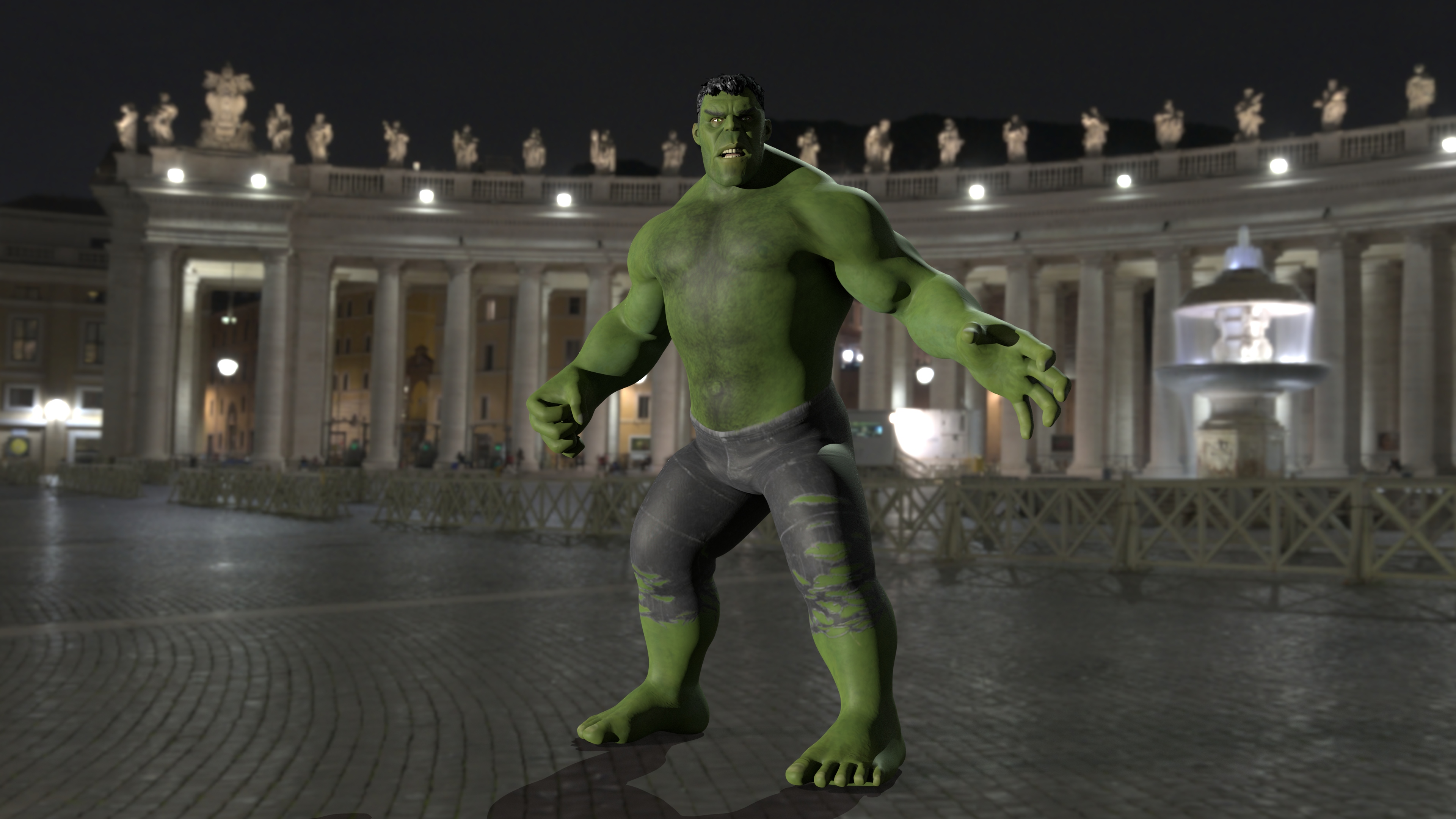 3D Model Hulk